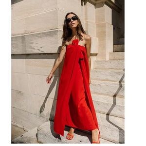 NWT Antonio Melani x Elizabeth Damrich Radziwill Full Length  Crepe Dress